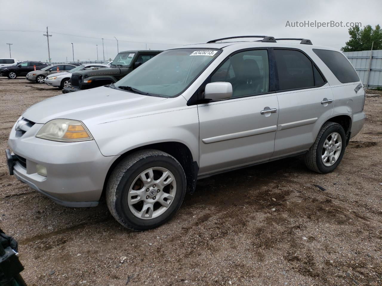 2005 Acura Mdx Touring Silver vin: 2HNYD18665H548149