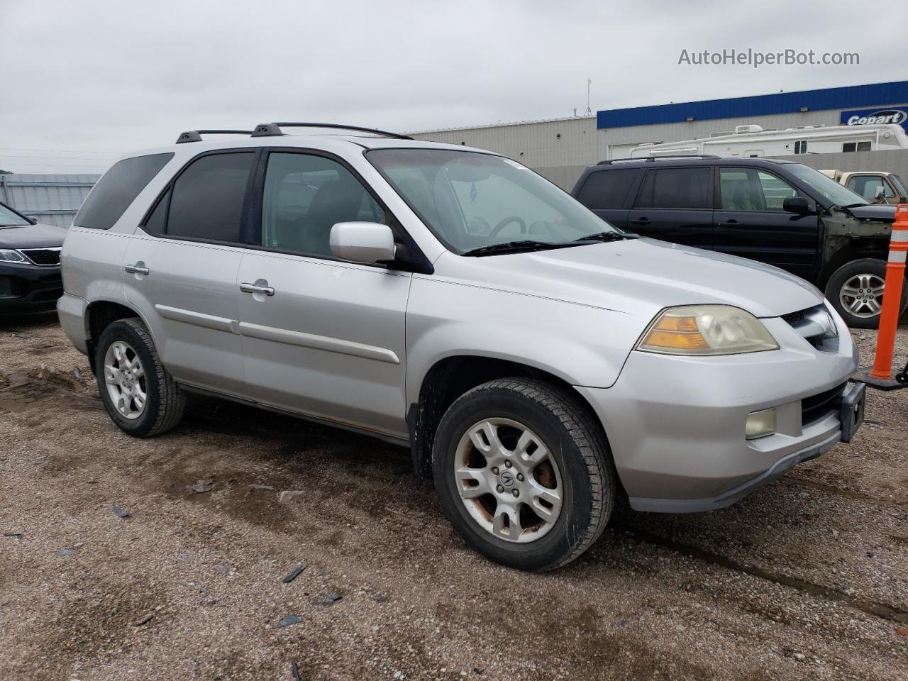 2005 Acura Mdx Touring Silver vin: 2HNYD18665H548149