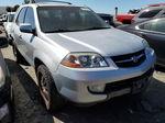 2002 Acura Mdx Touring Silver vin: 2HNYD18672H000754