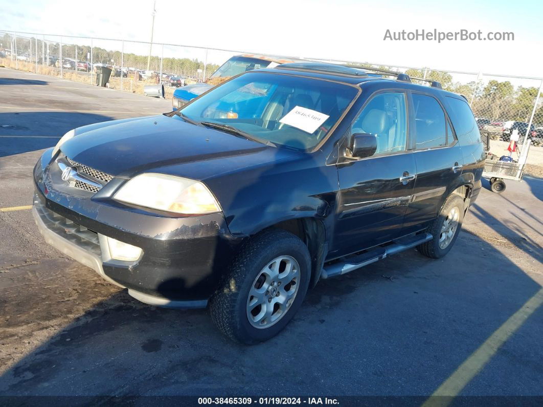 2002 Acura Mdx Touring Pkg Black vin: 2HNYD18672H529573