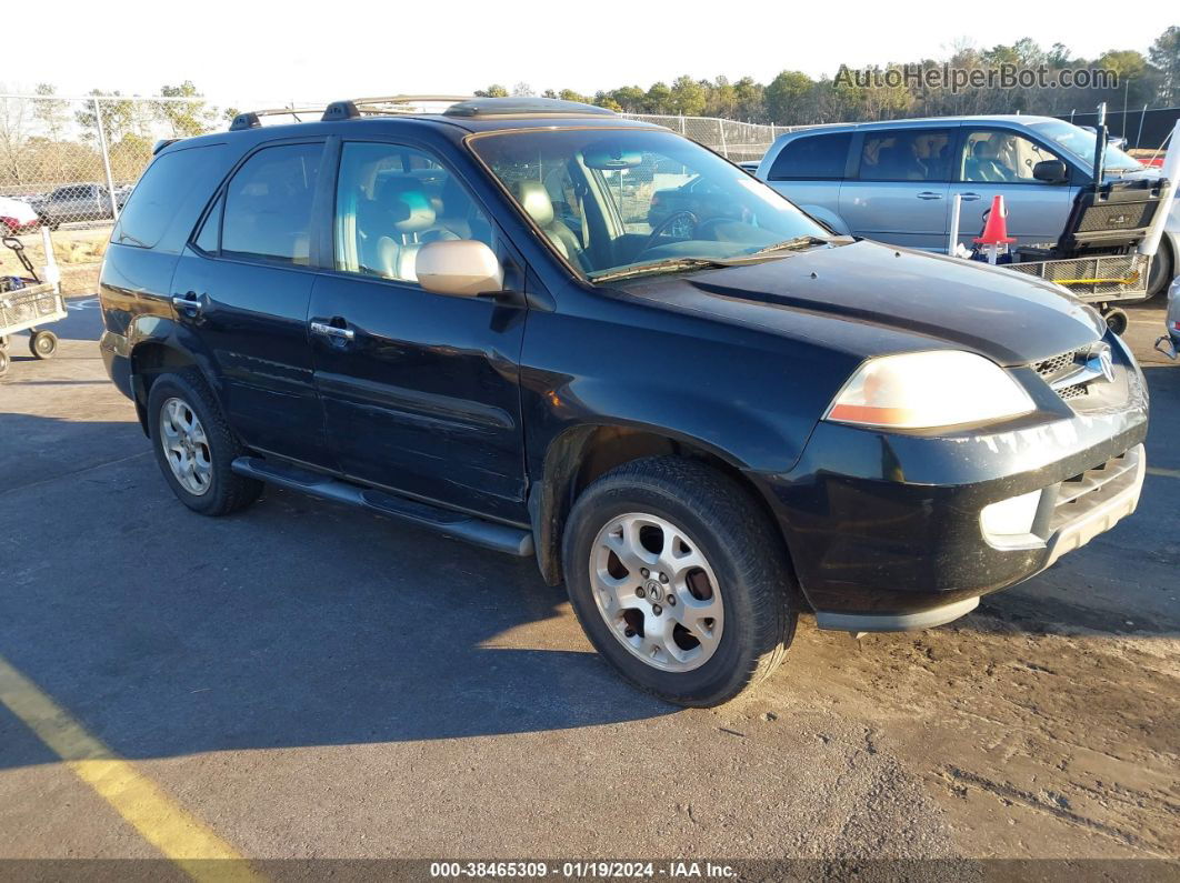 2002 Acura Mdx Touring Pkg Black vin: 2HNYD18672H529573