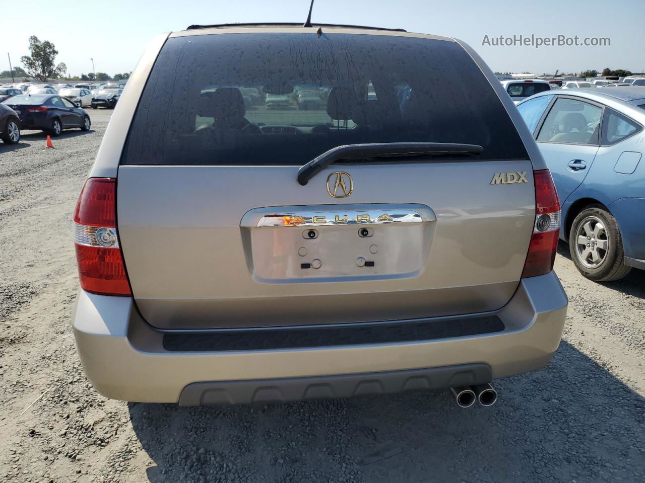 2002 Acura Mdx Touring Beige vin: 2HNYD18672H544512