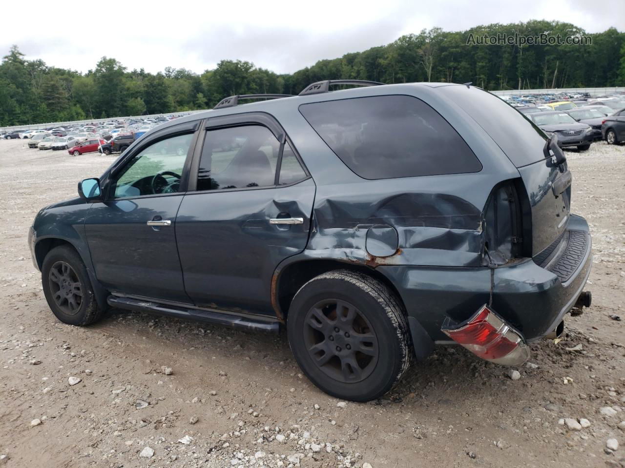 2005 Acura Mdx Touring Green vin: 2HNYD18675H507724