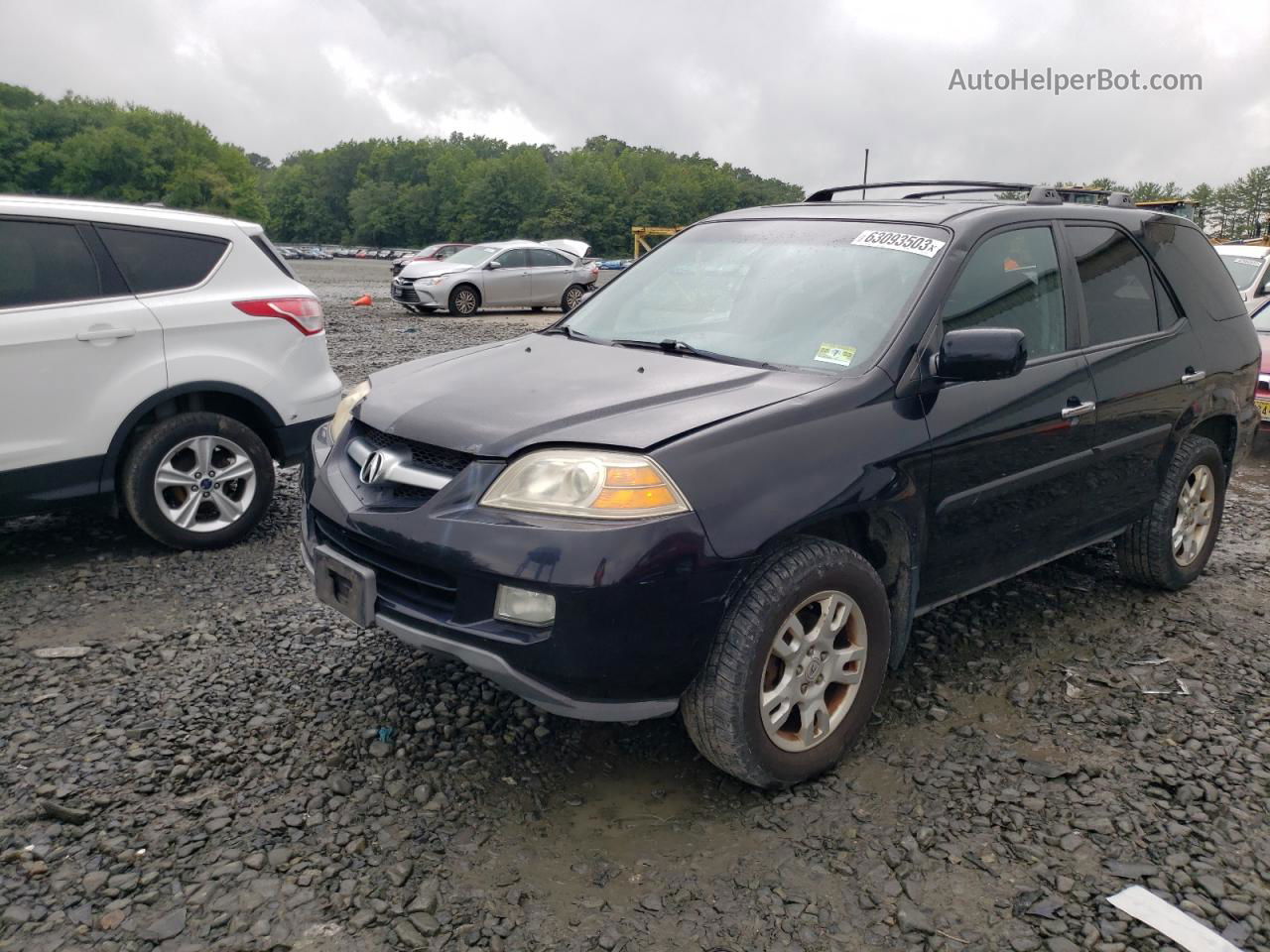 2005 Acura Mdx Touring Черный vin: 2HNYD18675H515628