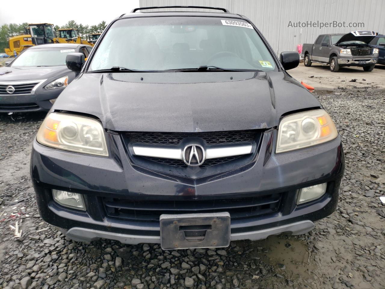 2005 Acura Mdx Touring Black vin: 2HNYD18675H515628