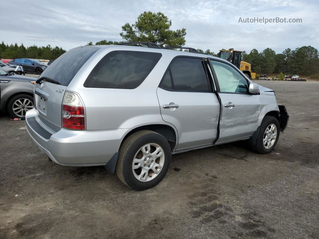 2005 Acura Mdx Touring Silver vin: 2HNYD18675H517914