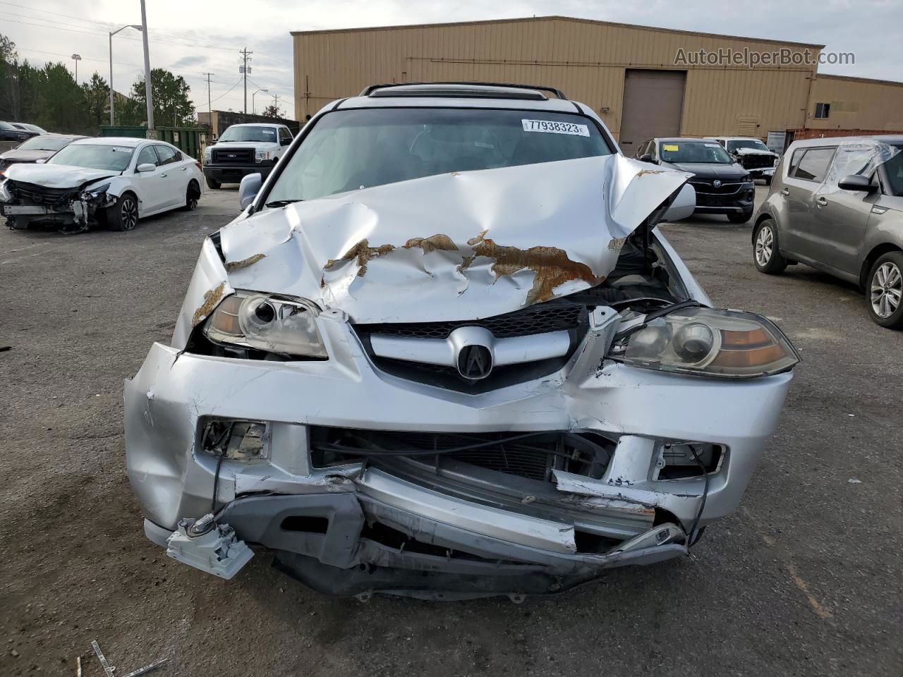 2005 Acura Mdx Touring Silver vin: 2HNYD18675H517914