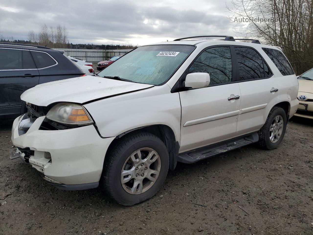 2005 Acura Mdx Touring Белый vin: 2HNYD18675H552887