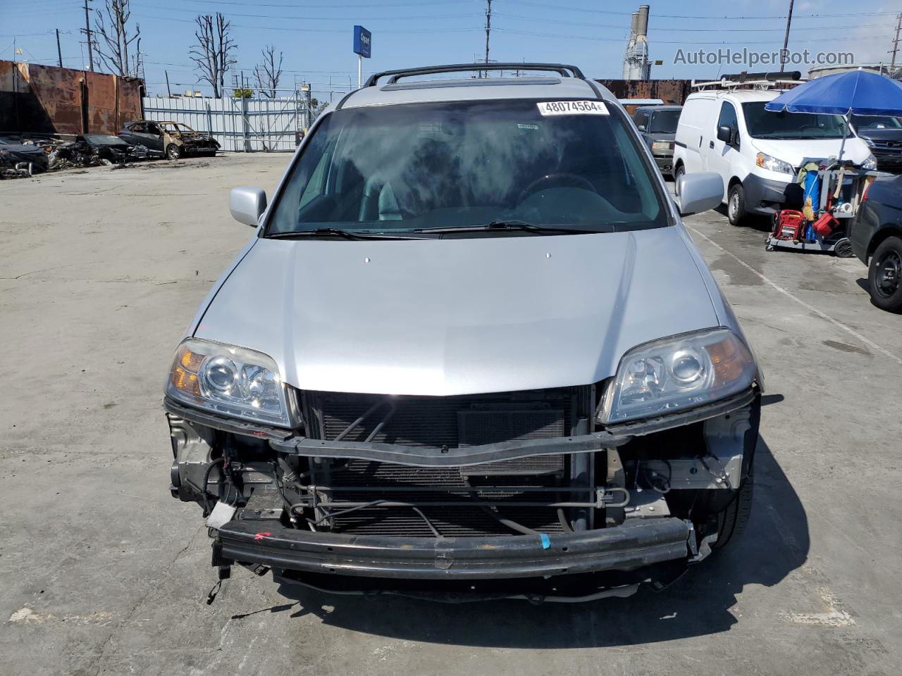 2002 Acura Mdx Touring Silver vin: 2HNYD18682H520431