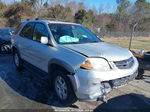 2002 Acura Mdx Touring Pkg Silver vin: 2HNYD18682H521319