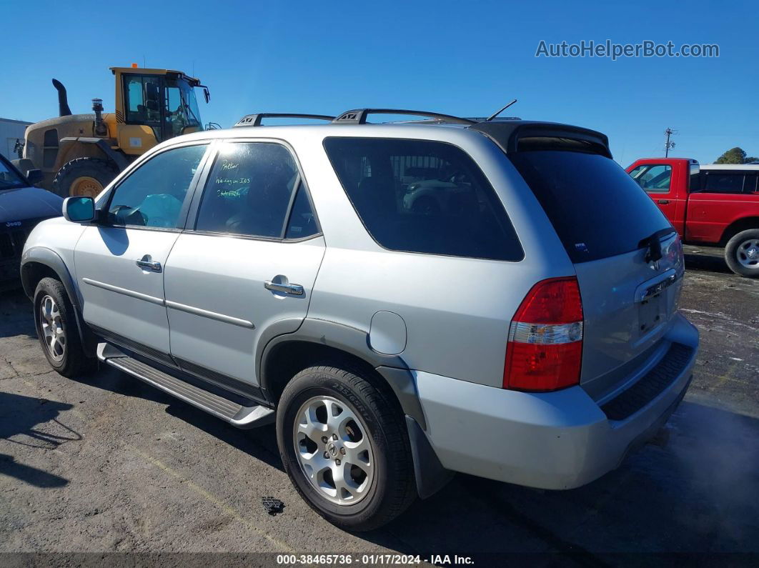 2002 Acura Mdx Touring Pkg Silver vin: 2HNYD18682H521319