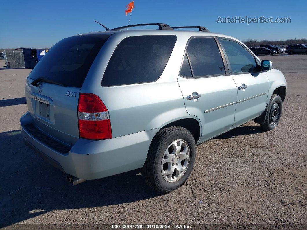 2002 Acura Mdx Touring Pkg Blue vin: 2HNYD18682H531638