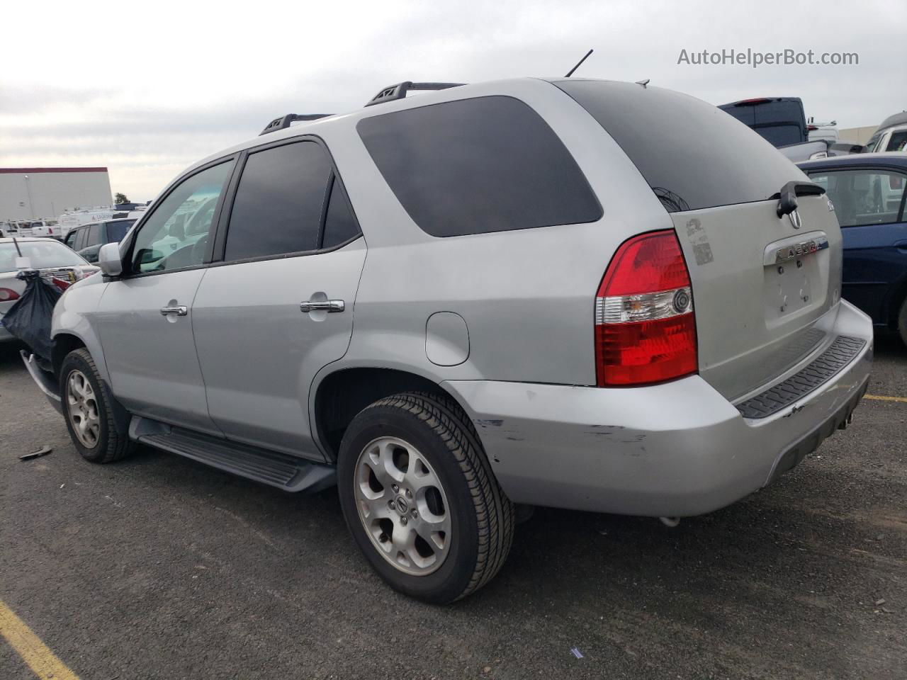 2002 Acura Mdx Touring Silver vin: 2HNYD18682H543076