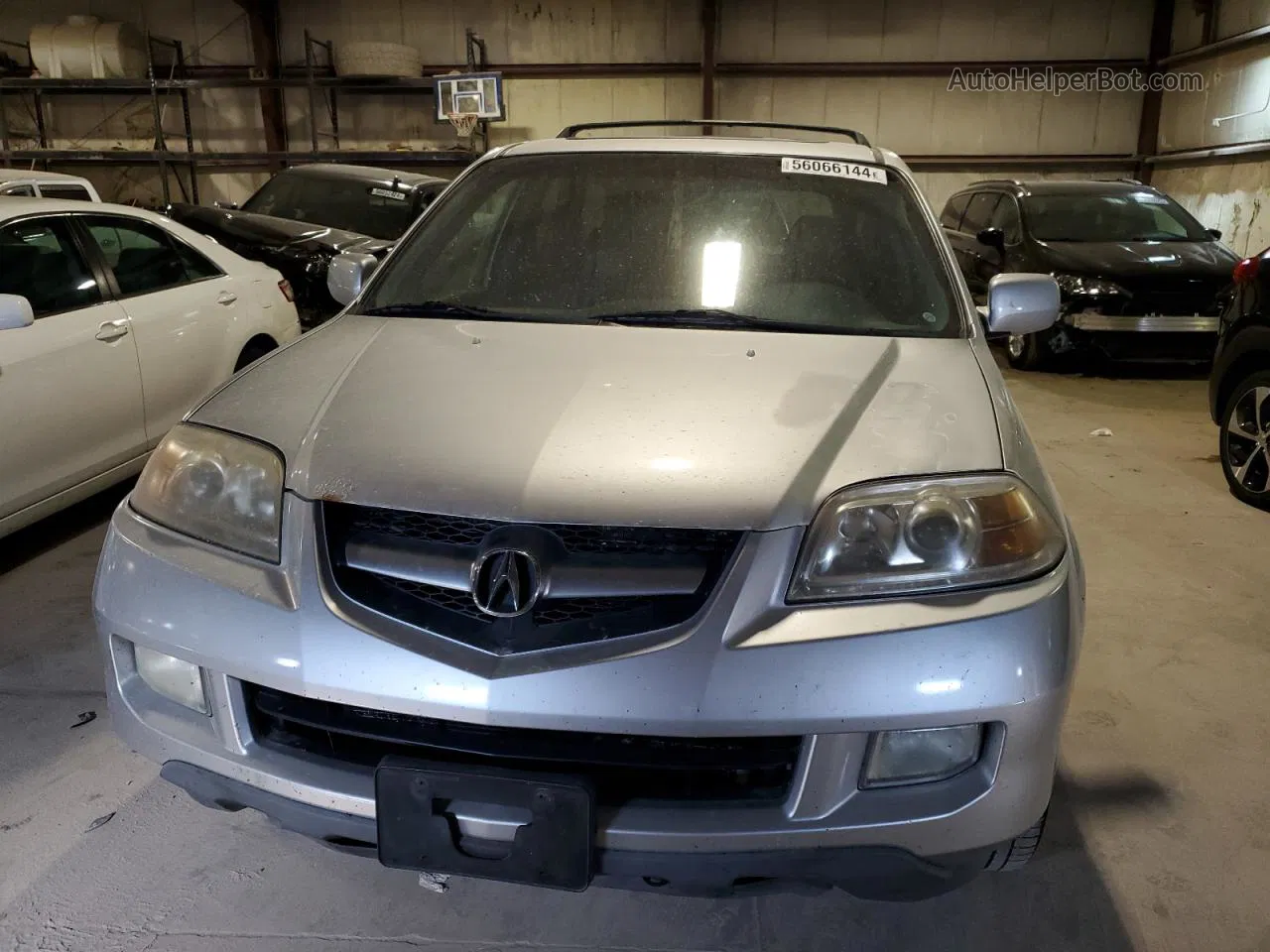 2005 Acura Mdx Touring Silver vin: 2HNYD18685H559007