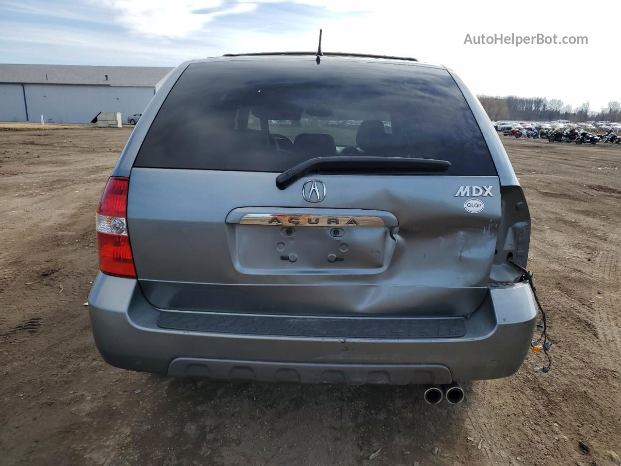 2002 Acura Mdx Touring Silver vin: 2HNYD18692H523838