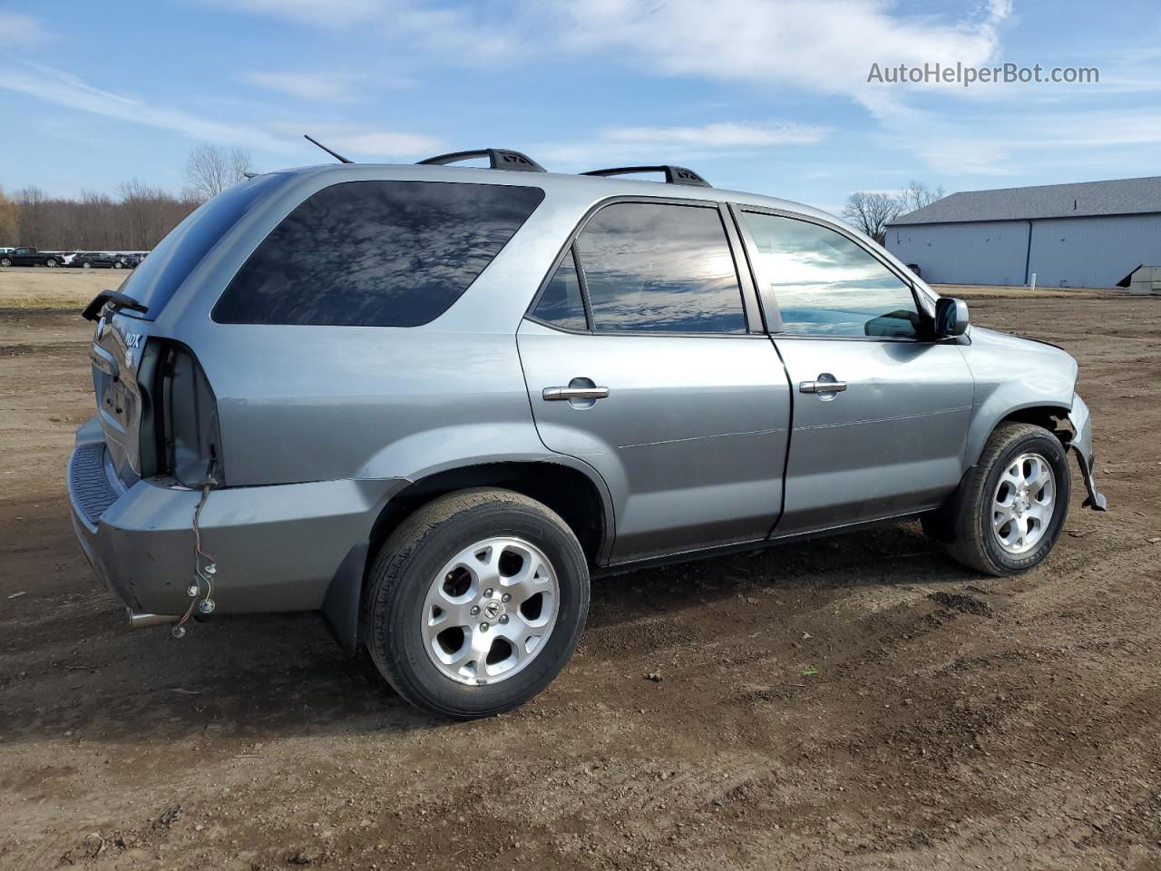 2002 Acura Mdx Touring Silver vin: 2HNYD18692H523838