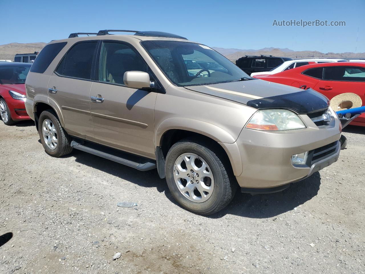 2002 Acura Mdx Touring Золотой vin: 2HNYD18692H527128