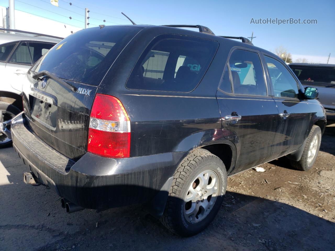 2002 Acura Mdx Touring Black vin: 2HNYD18692H534984