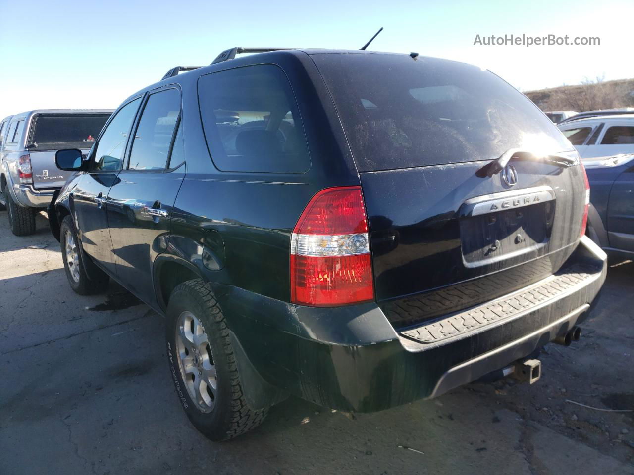 2002 Acura Mdx Touring Black vin: 2HNYD18692H534984