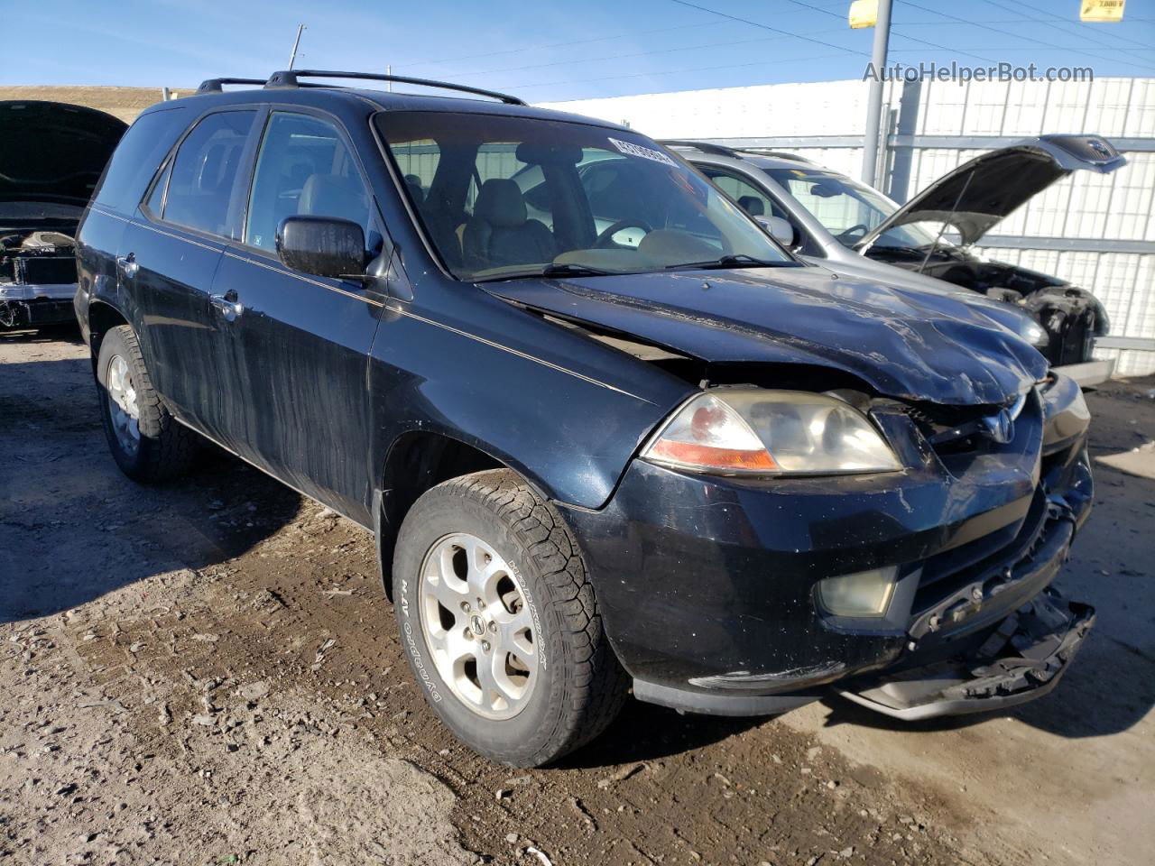 2002 Acura Mdx Touring Black vin: 2HNYD18692H534984