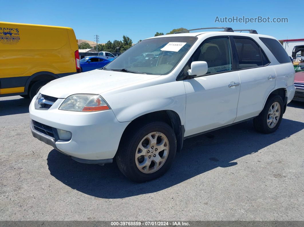 2002 Acura Mdx   White vin: 2HNYD18692H535701