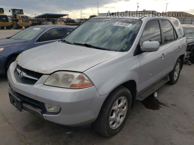 2002 Acura Mdx Touring Silver vin: 2HNYD18692H545869