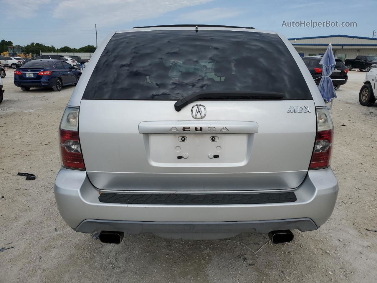 2005 Acura Mdx Touring Silver vin: 2HNYD18695H522547