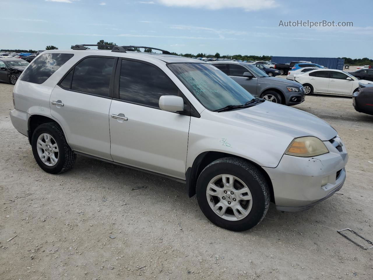 2005 Acura Mdx Touring Silver vin: 2HNYD18695H522547