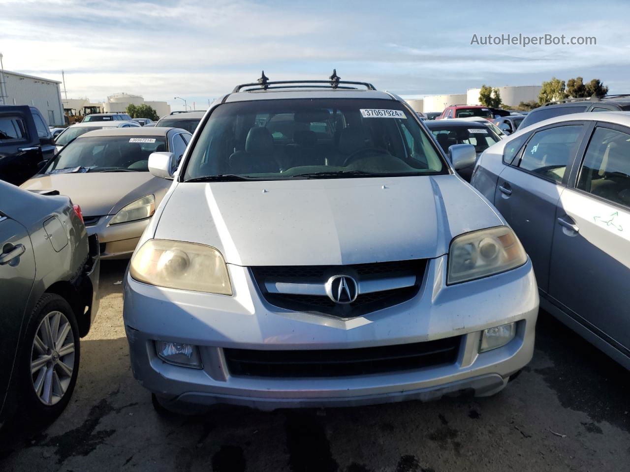 2005 Acura Mdx Touring Silver vin: 2HNYD18695H540014