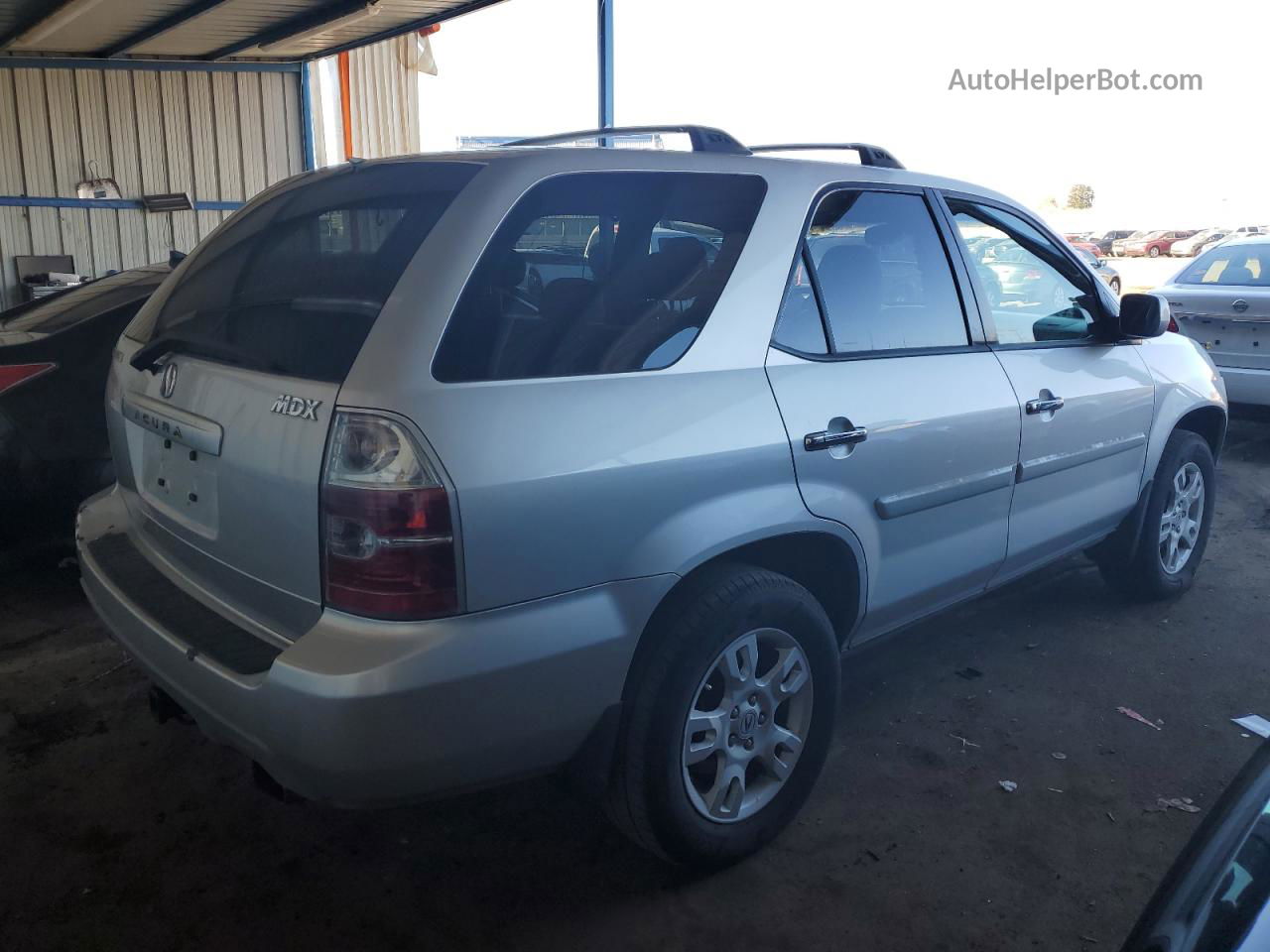 2005 Acura Mdx Touring Silver vin: 2HNYD18695H555046