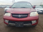 2002 Acura Mdx Touring Red vin: 2HNYD186X2H511598