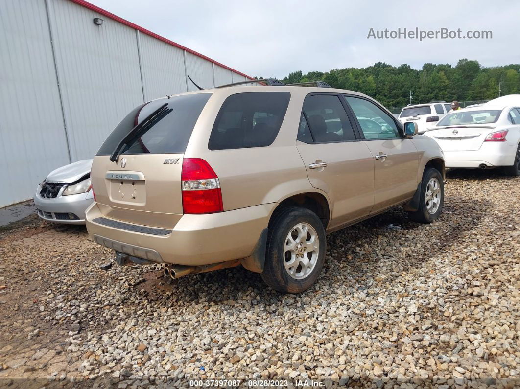 2002 Acura Mdx Touring Pkg Gold vin: 2HNYD186X2H516252