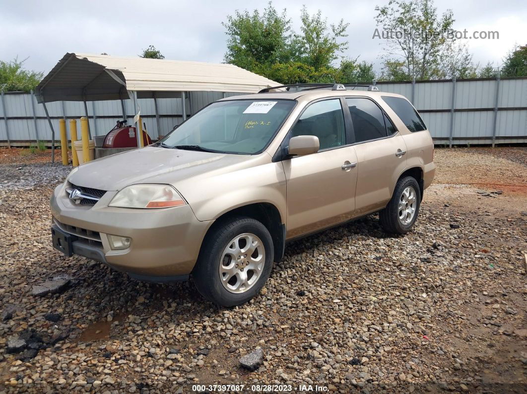 2002 Acura Mdx Touring Pkg Gold vin: 2HNYD186X2H516252