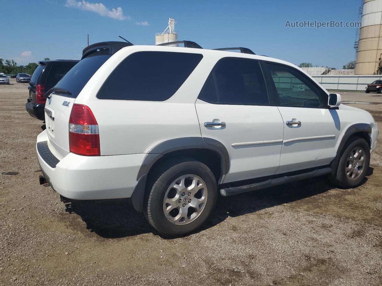 2002 Acura Mdx Touring White vin: 2HNYD186X2H530927