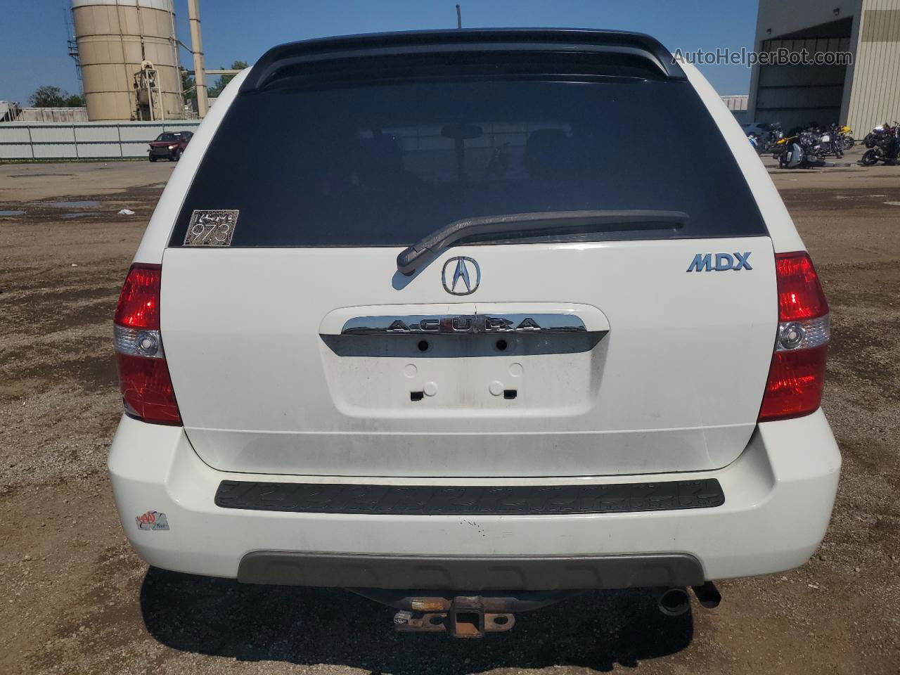 2002 Acura Mdx Touring White vin: 2HNYD186X2H530927