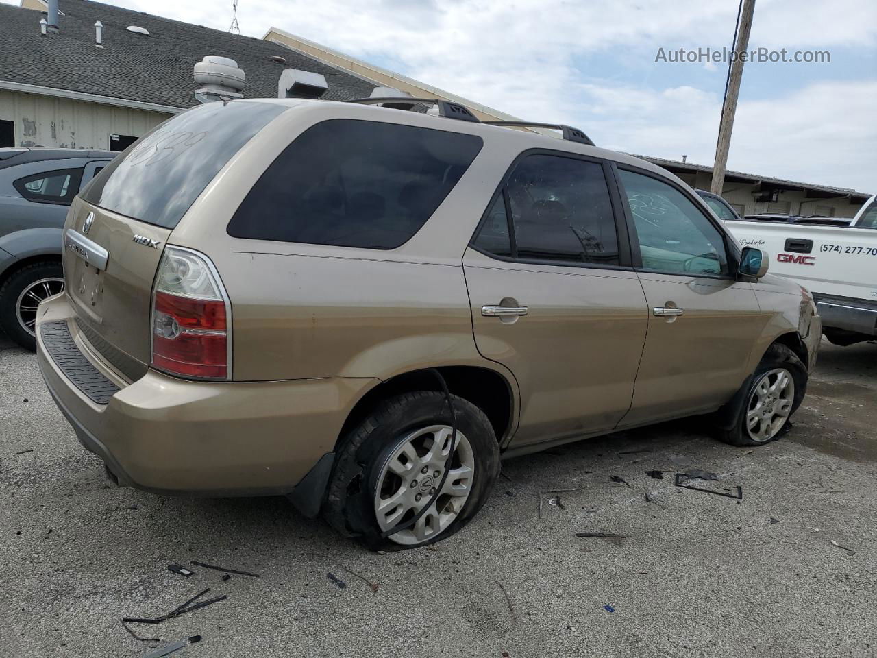 2005 Acura Mdx Touring Золотой vin: 2HNYD186X5H544895