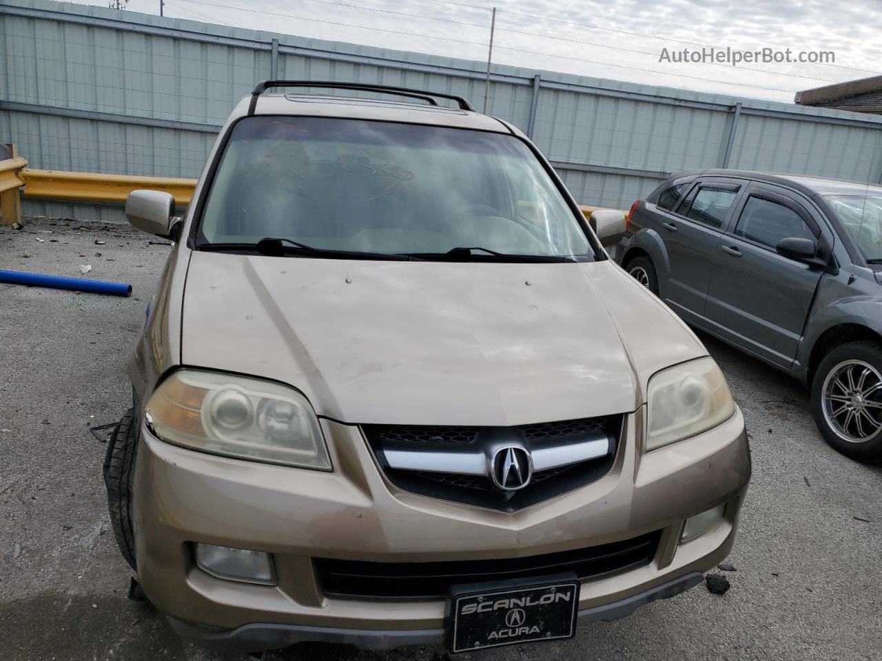 2005 Acura Mdx Touring Золотой vin: 2HNYD186X5H544895