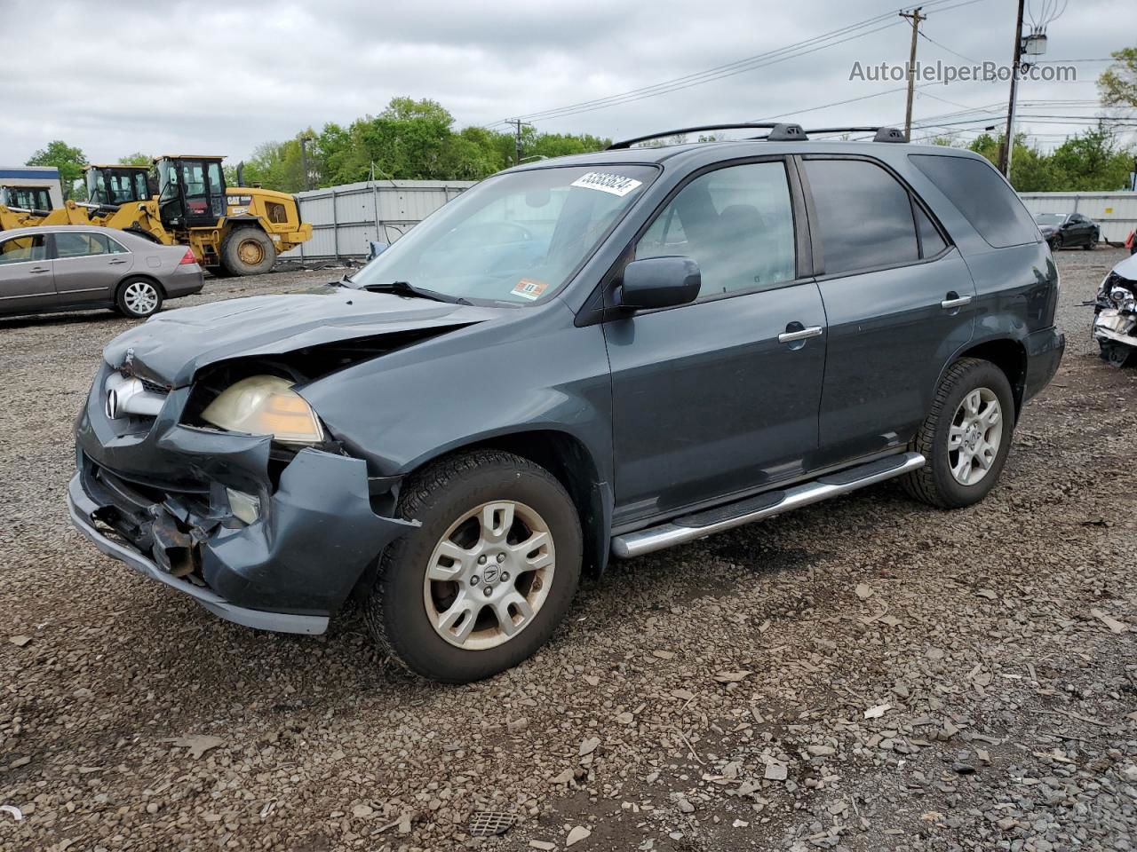 2005 Acura Mdx Touring Gray vin: 2HNYD18755H558759