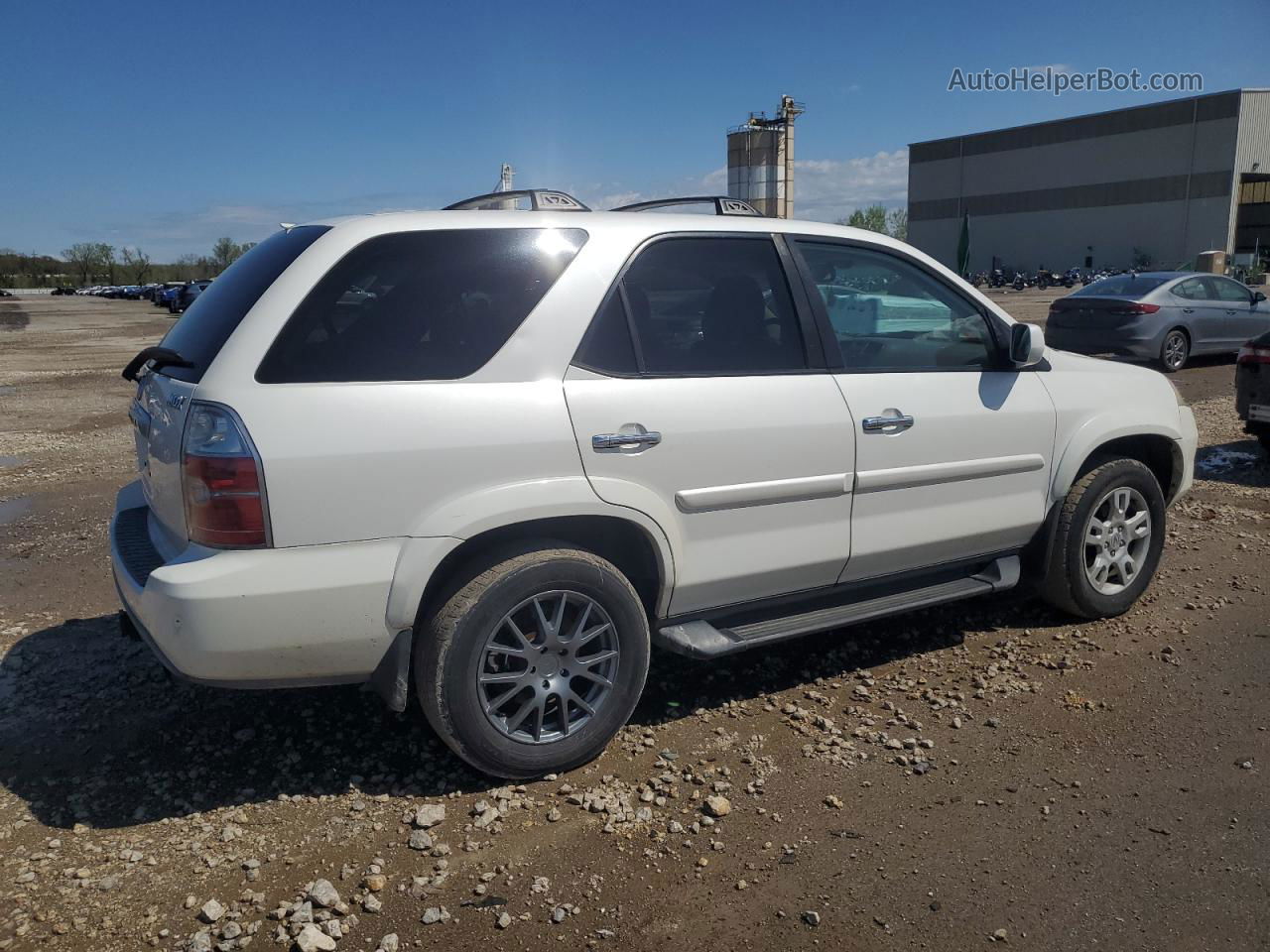 2005 Acura Mdx Touring White vin: 2HNYD18785H519440