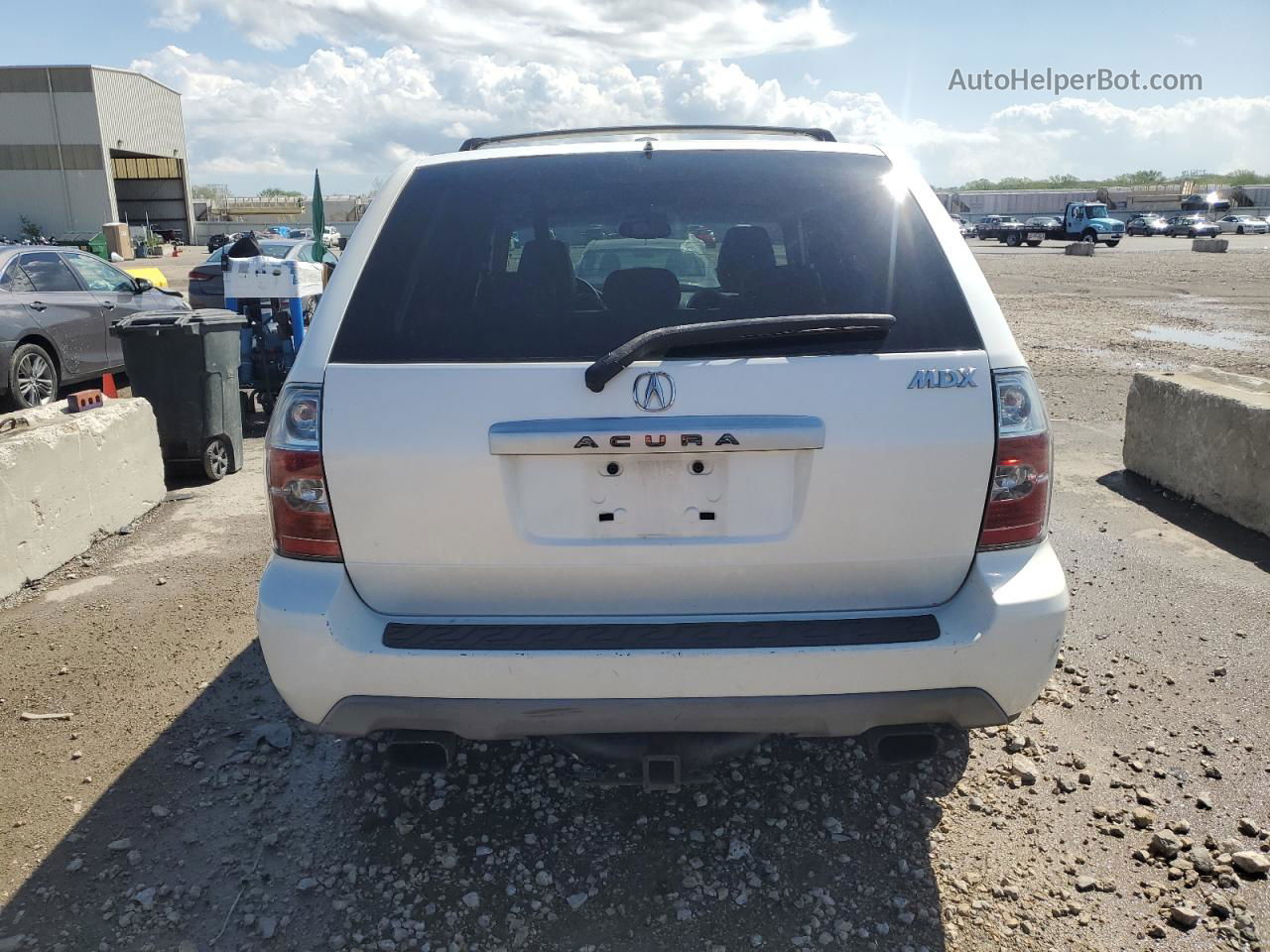 2005 Acura Mdx Touring White vin: 2HNYD18785H519440