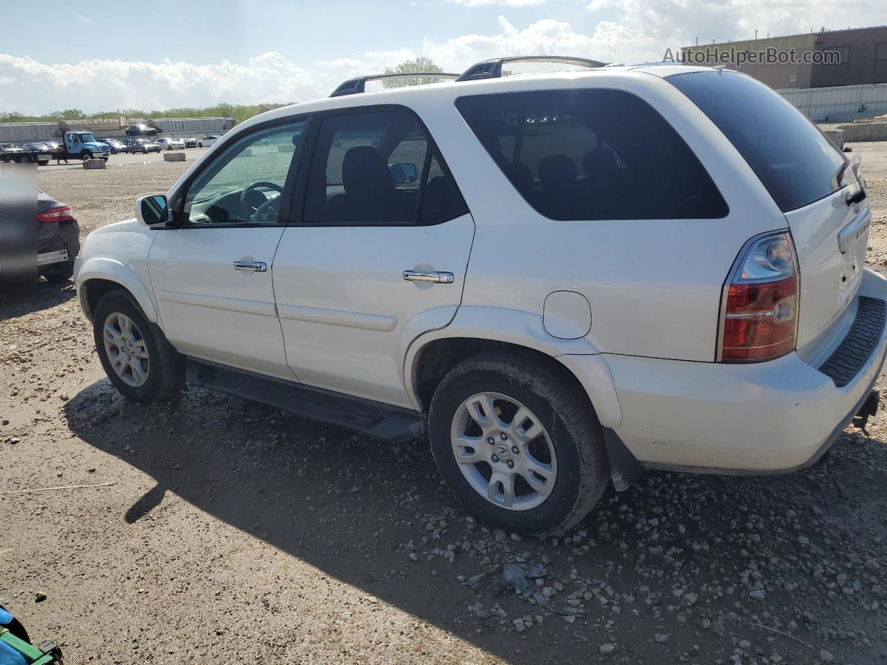 2005 Acura Mdx Touring White vin: 2HNYD18785H519440