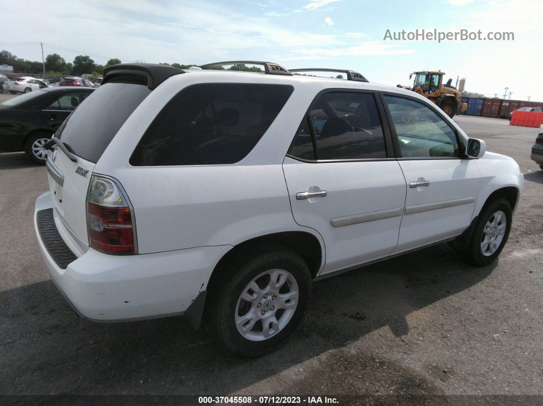 2005 Acura Mdx Touring White vin: 2HNYD18795H558909