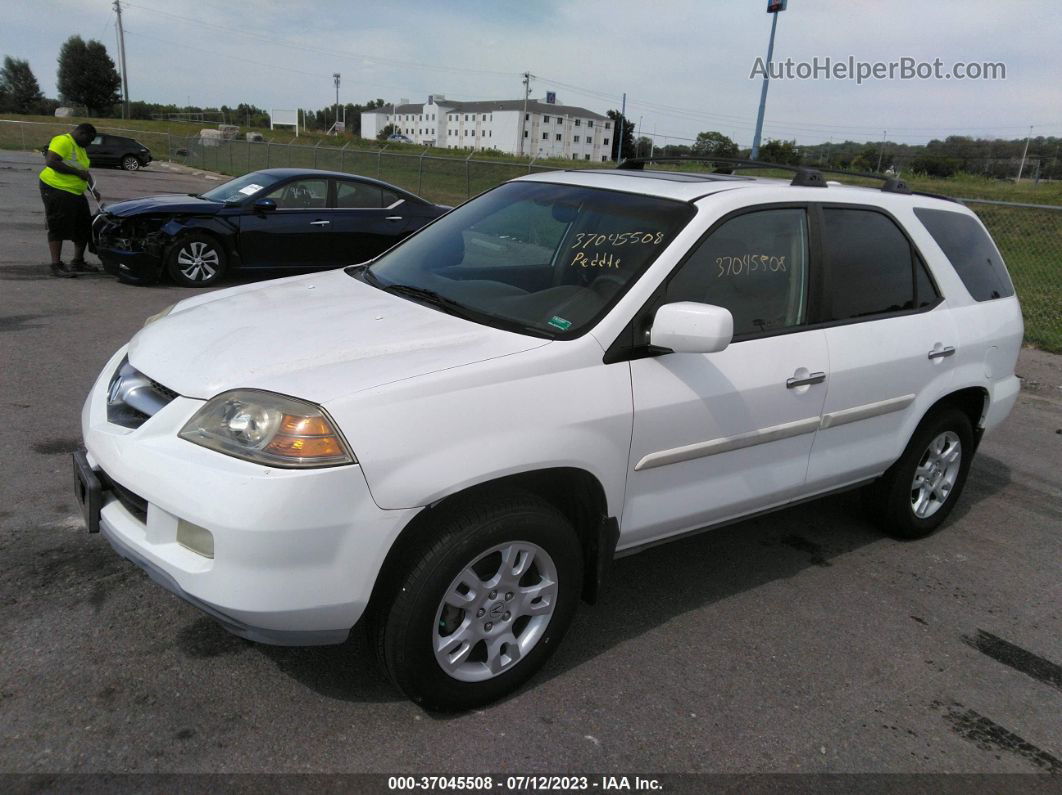 2005 Acura Mdx Touring White vin: 2HNYD18795H558909