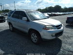 2002 Acura Mdx Touring Pkg Silver vin: 2HNYD18802H501129