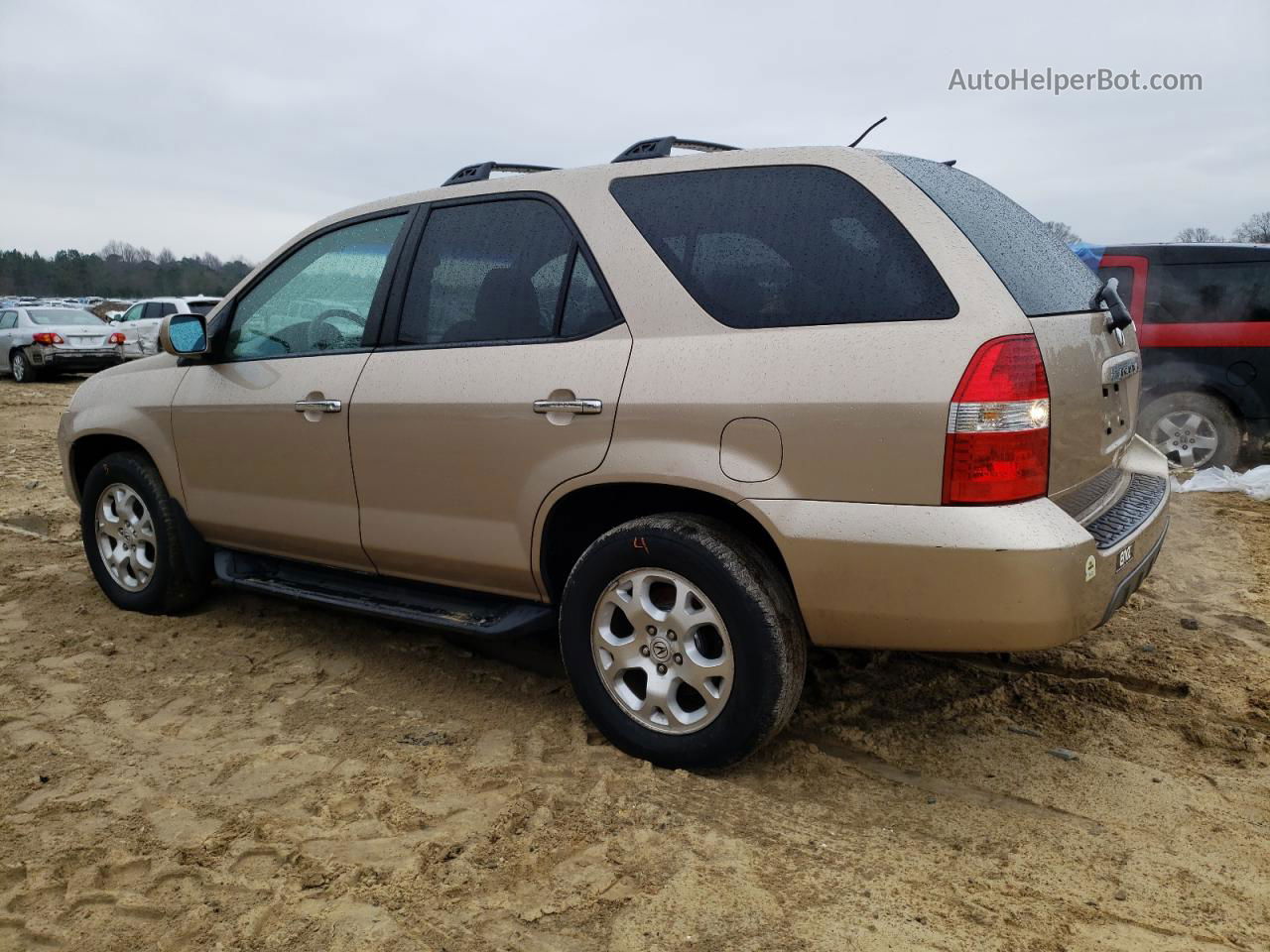 2002 Acura Mdx Touring Beige vin: 2HNYD18802H506928