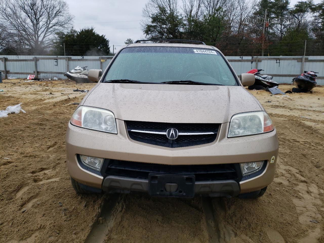 2002 Acura Mdx Touring Beige vin: 2HNYD18802H506928