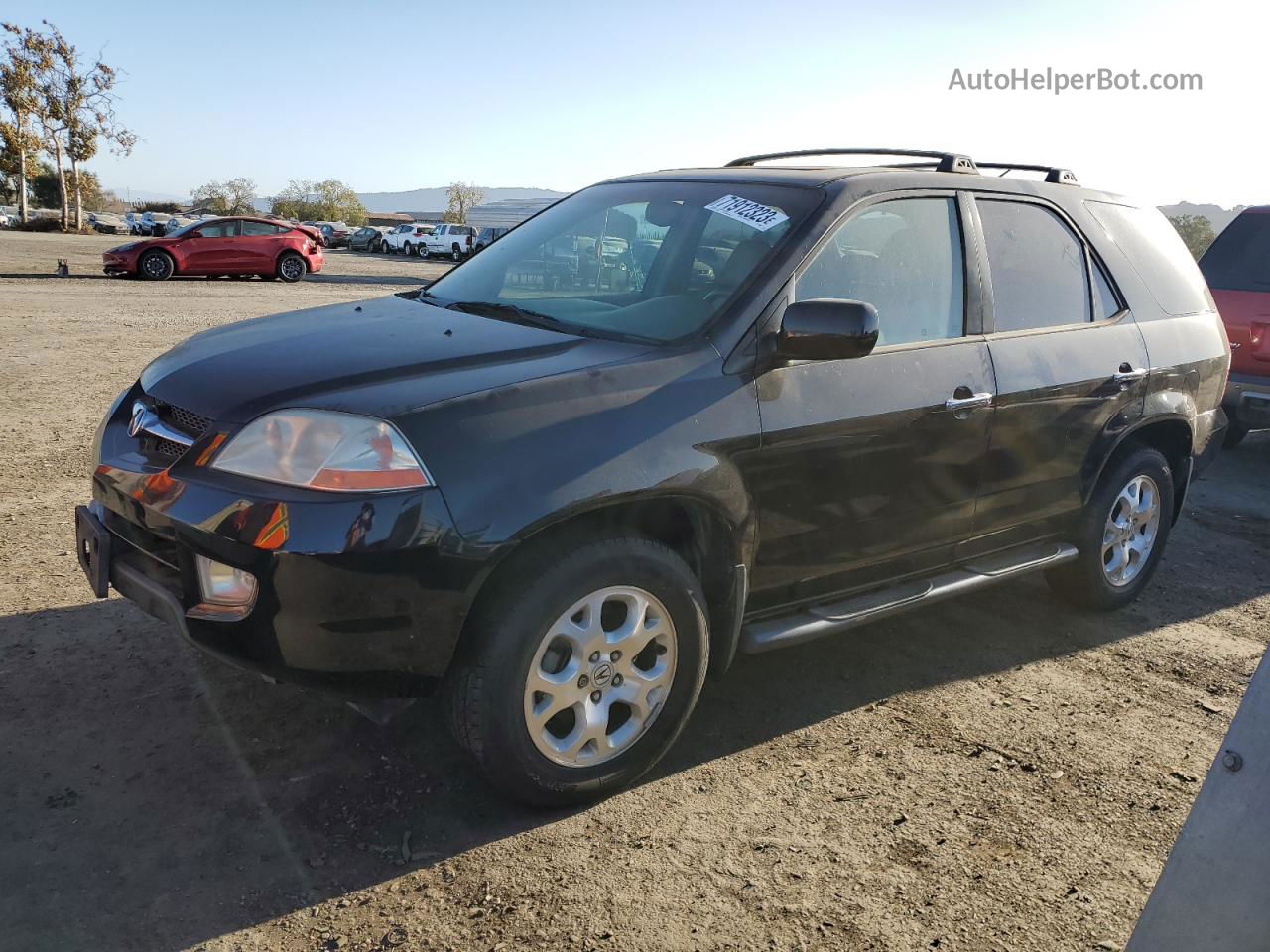 2002 Acura Mdx Touring Black vin: 2HNYD18802H519498