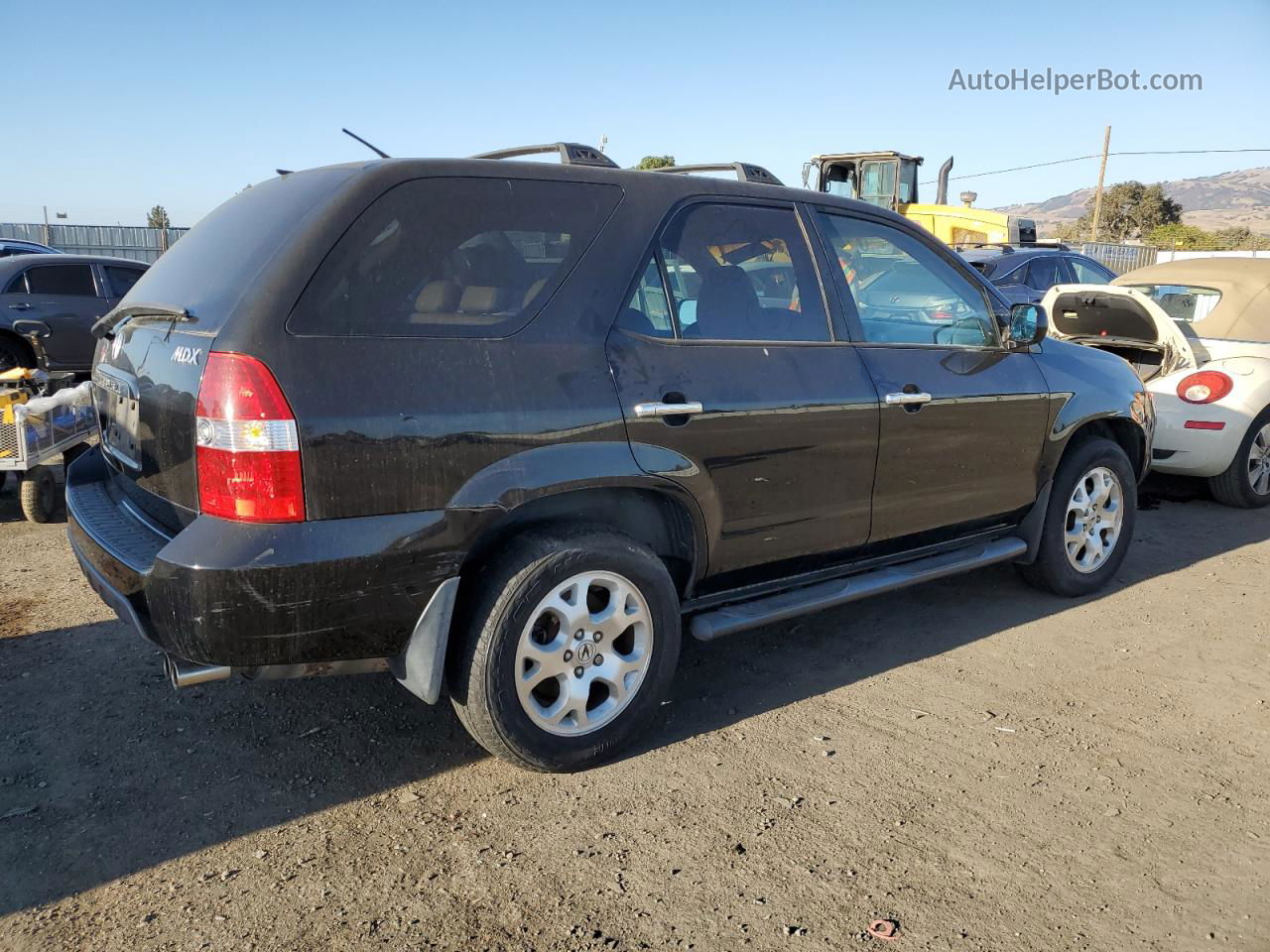 2002 Acura Mdx Touring Black vin: 2HNYD18802H519498