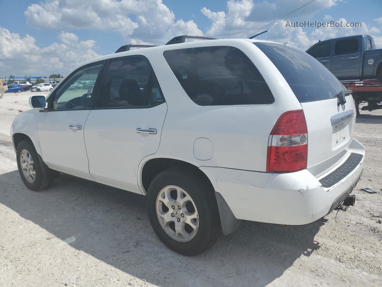 2002 Acura Mdx Touring White vin: 2HNYD18802H530761