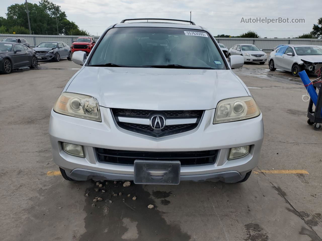 2005 Acura Mdx Touring Silver vin: 2HNYD18805H516265